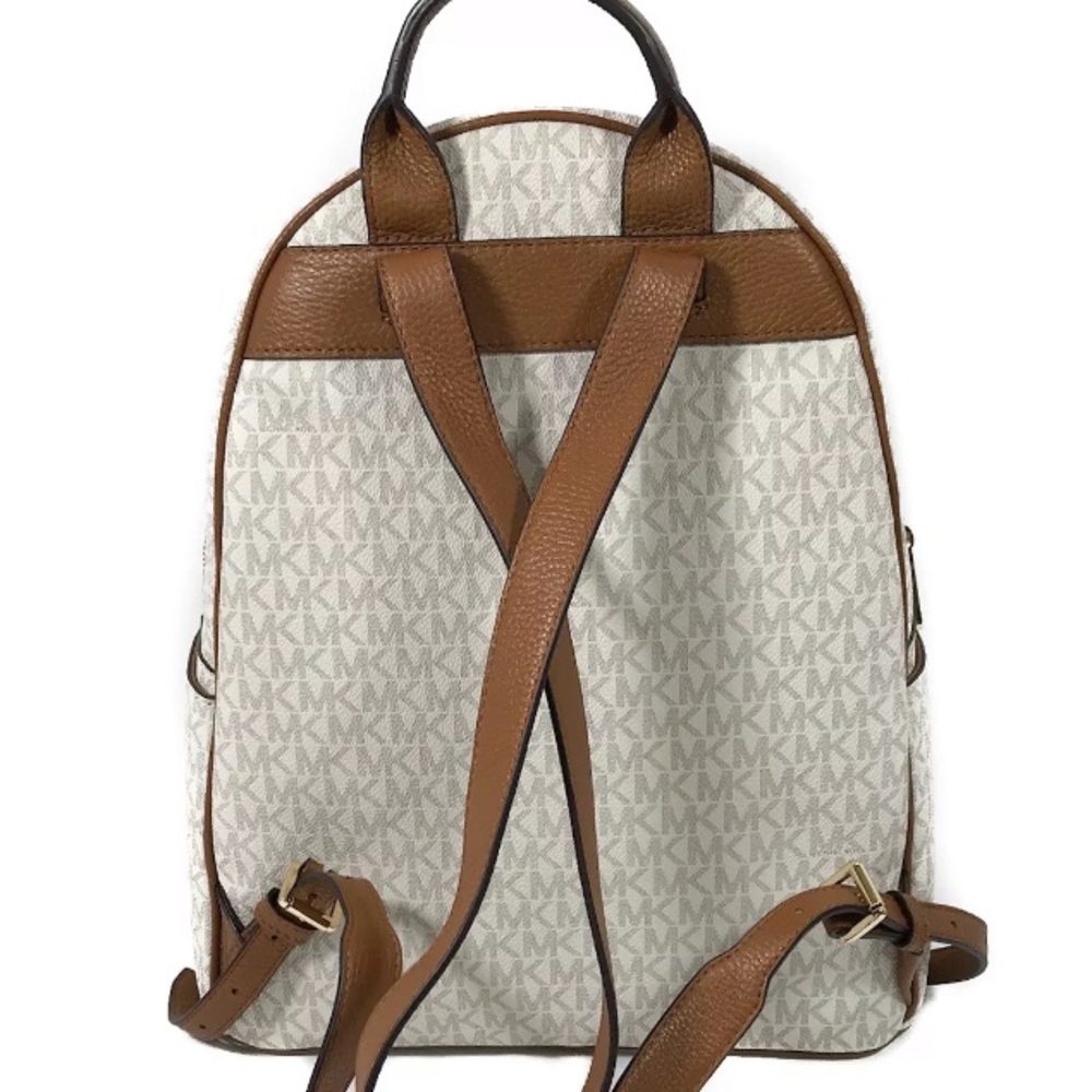 Michael Kors Large Abbey Backpack Vanilla Acorn - Picture 5 of 8